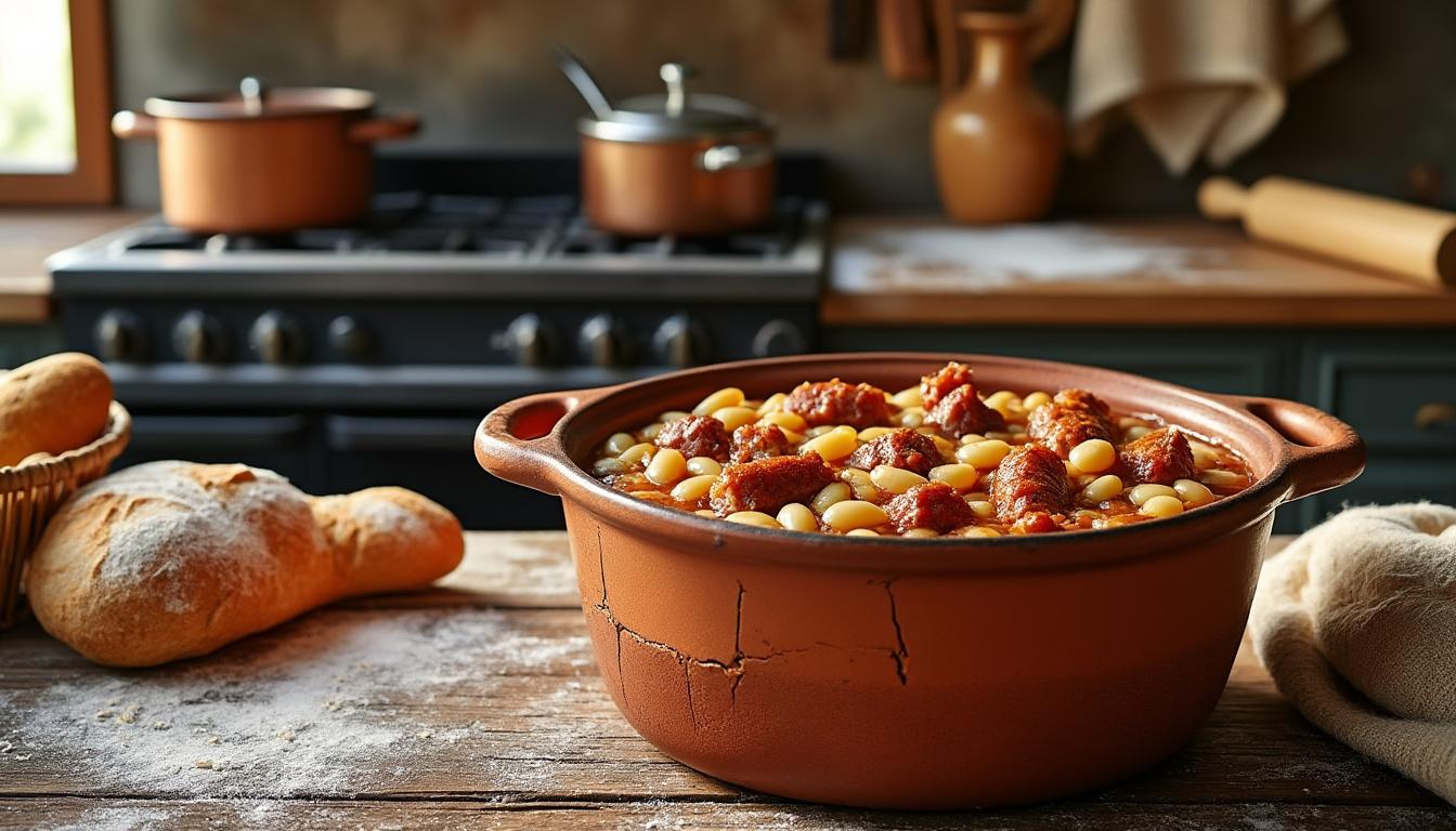 découvrez l'origine du cassoulet, ce plat traditionnel français, ses ingrédients typiques et son histoire fascinante.
