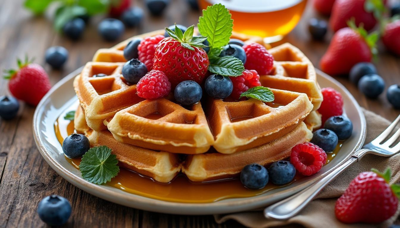 découvrez comment faire des gaufres savoureuses sans utiliser de matière grasse, astuces et recettes saines pour un plaisir léger et gourmand.