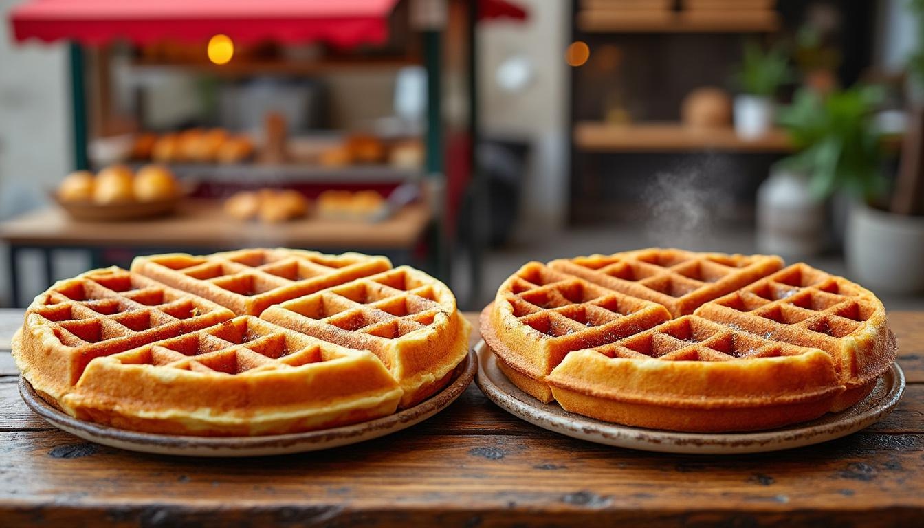 découvrez les différences entre les gaufres belges de liège et de bruxelles, leurs recettes, textures et saveurs pour choisir votre préférée.