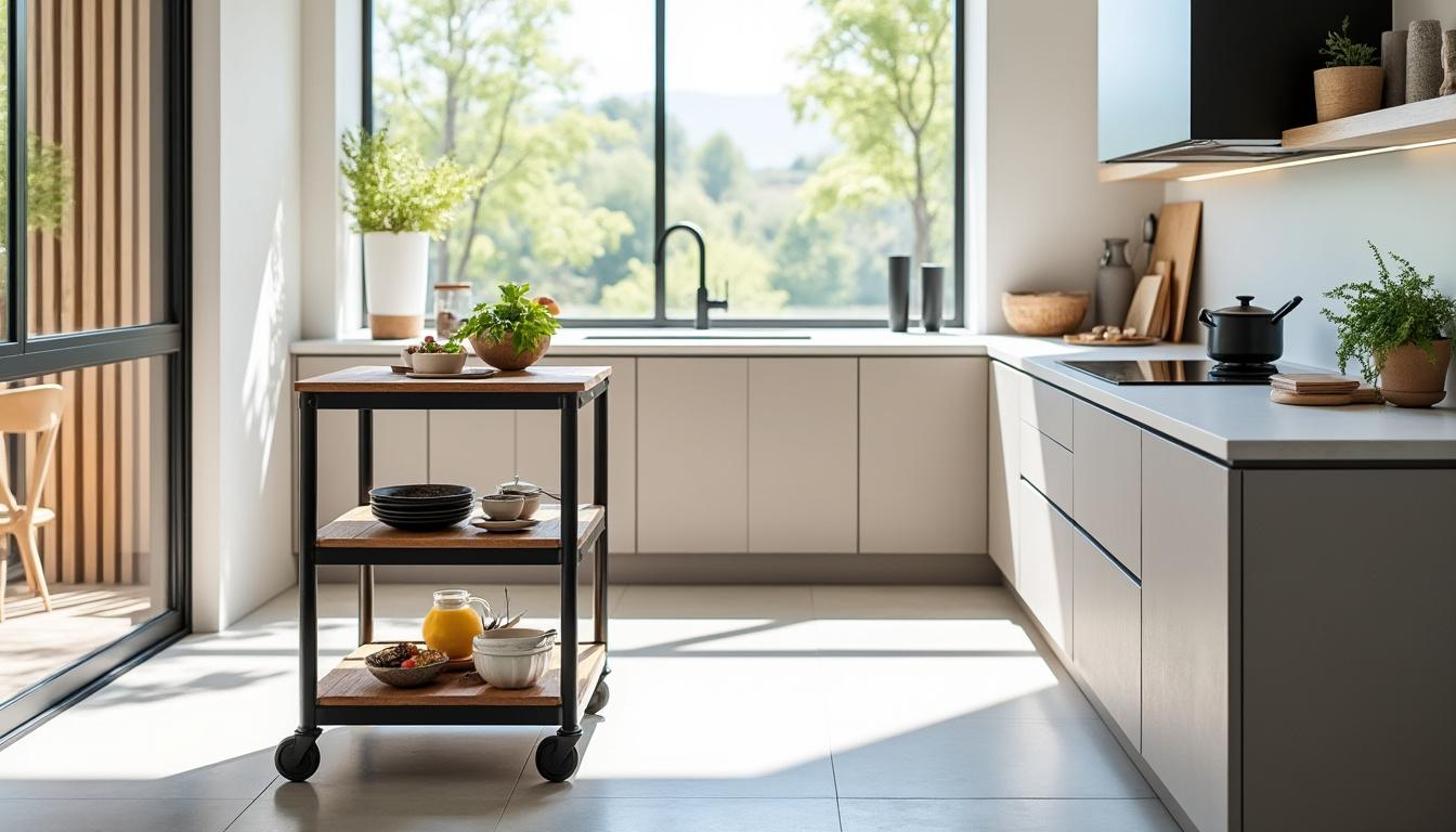 découvrez comment utiliser une desserte à roulettes pour optimiser votre espace de manière pratique et élégante. astuces et conseils pour un rangement malin et modulable.