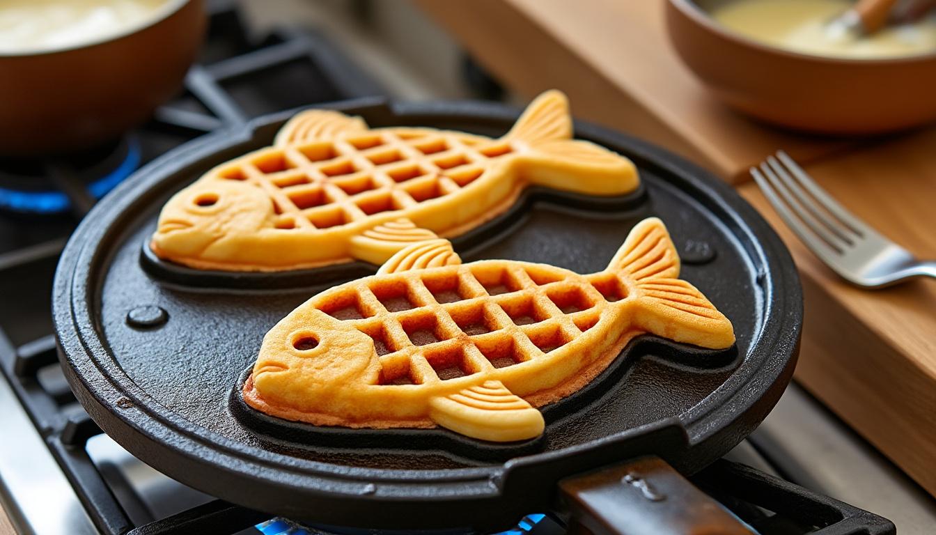 découvrez notre gaufrier en forme de poisson pour confectionner des desserts originaux et gourmands, parfaits pour surprendre vos proches à chaque goûter.
