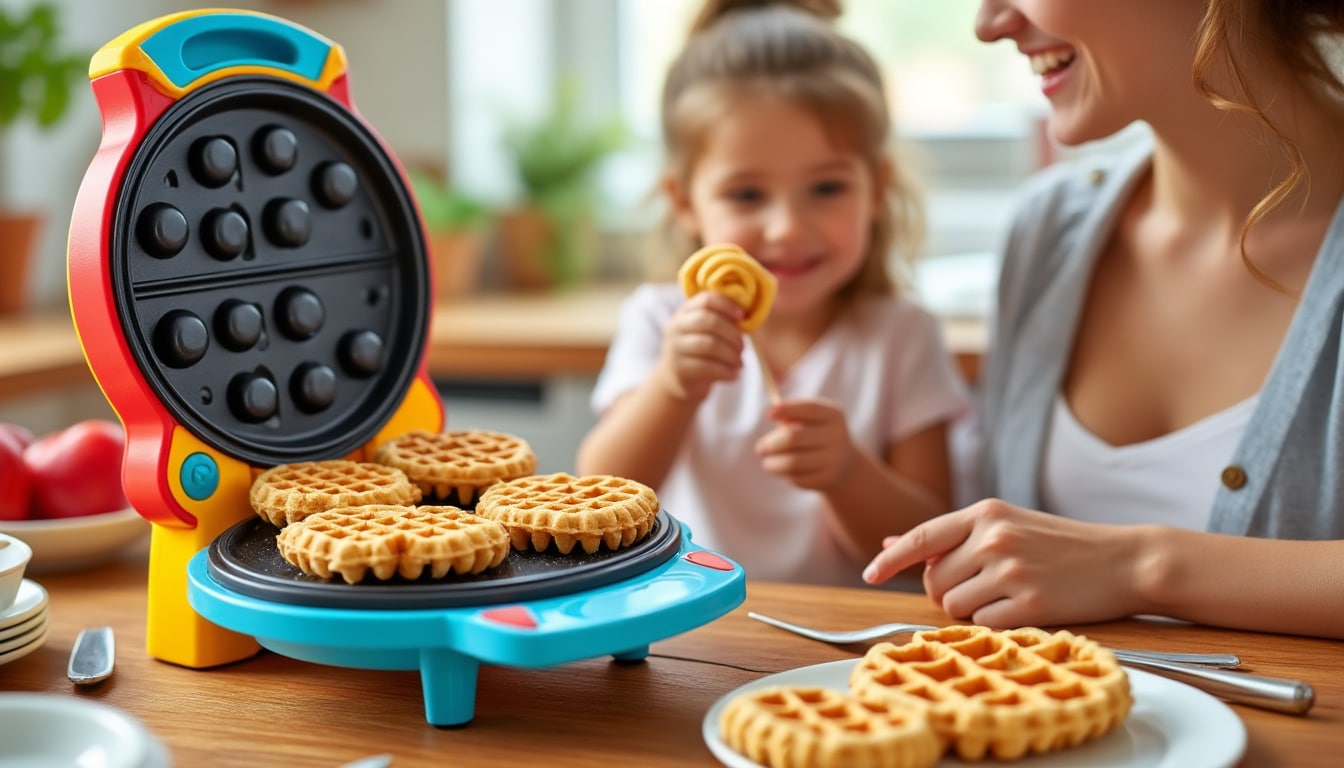 découvrez le gaufrier sucette, l'accessoire indispensable pour préparer des goûters ludiques et délicieux. parfait pour régaler petits et grands avec des mini-gaufres originales et amusantes.